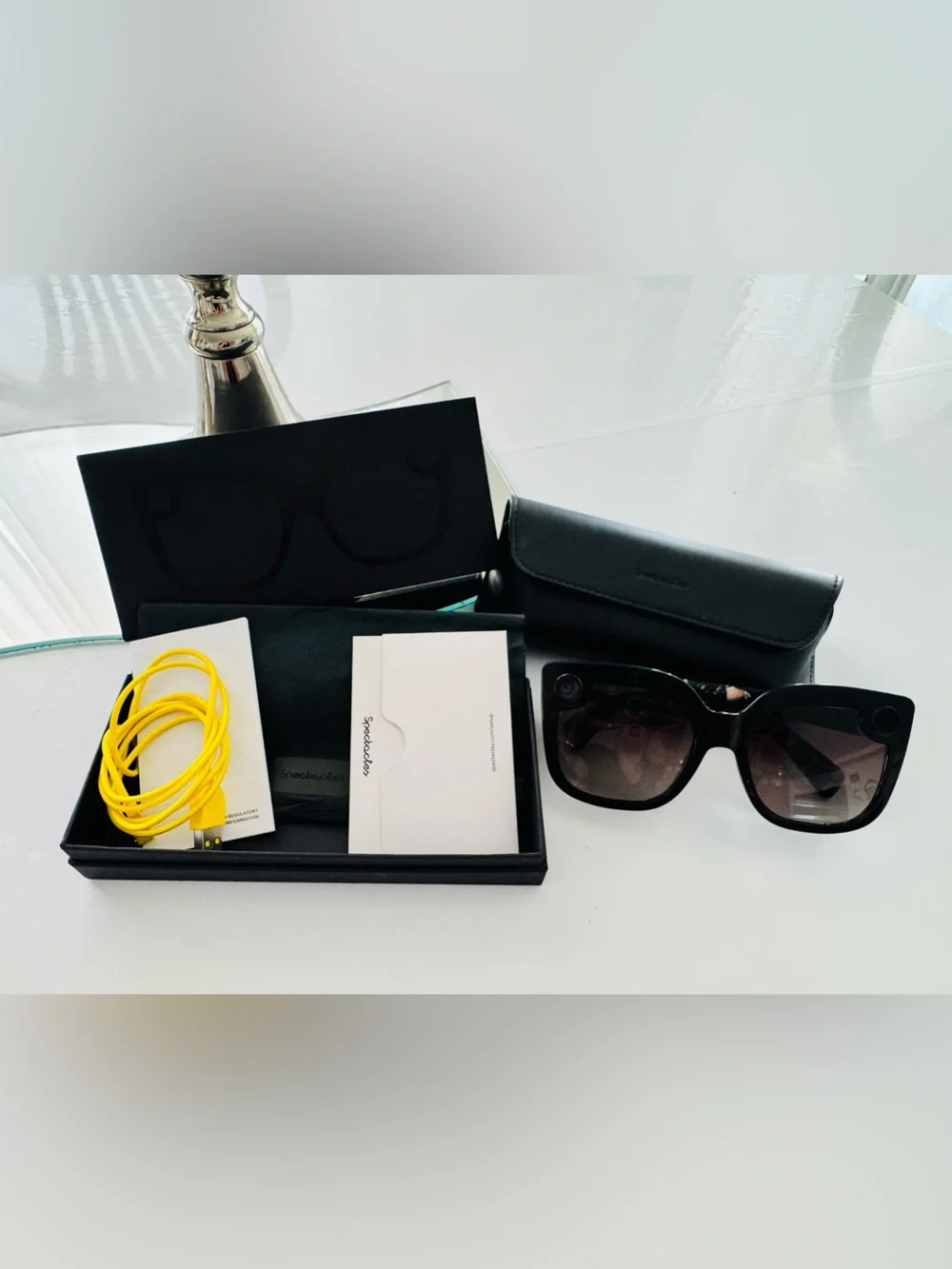Snap Spectacles 3 Veronica Smart Sunglasses Camera Glasses Black Gradient Set
